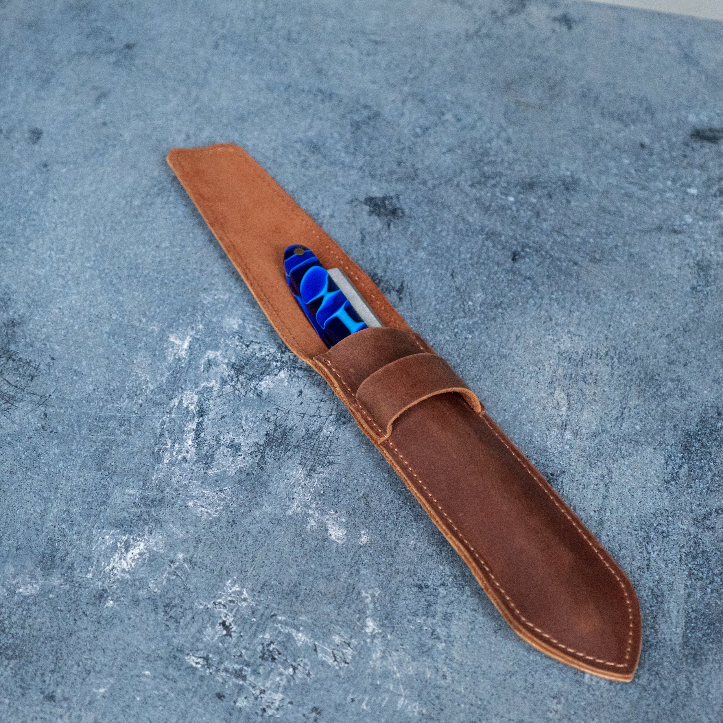 Leather Straight Razor Case Travel Straight Razor Case - Etsy