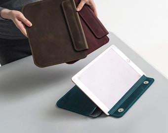 iPad case with stand, Leather ipad sleeve, iPad pro 12.9 sleeve, iPad air 5 sleeve, iPad mini 6 sleeve, Custom ipad sleeve, iPad 10.2 case