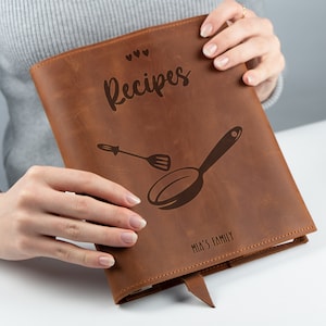 Livre de recettes XXL « Mon cahier de recettes » vintage DIN A4