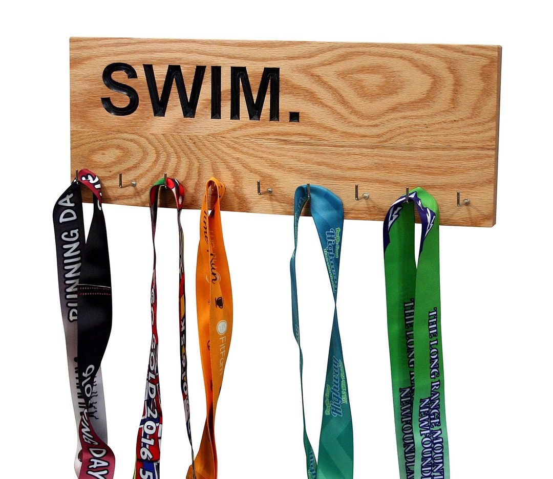 Swimming Medal Hanger Marathon Medal Display Running Medal Etsy