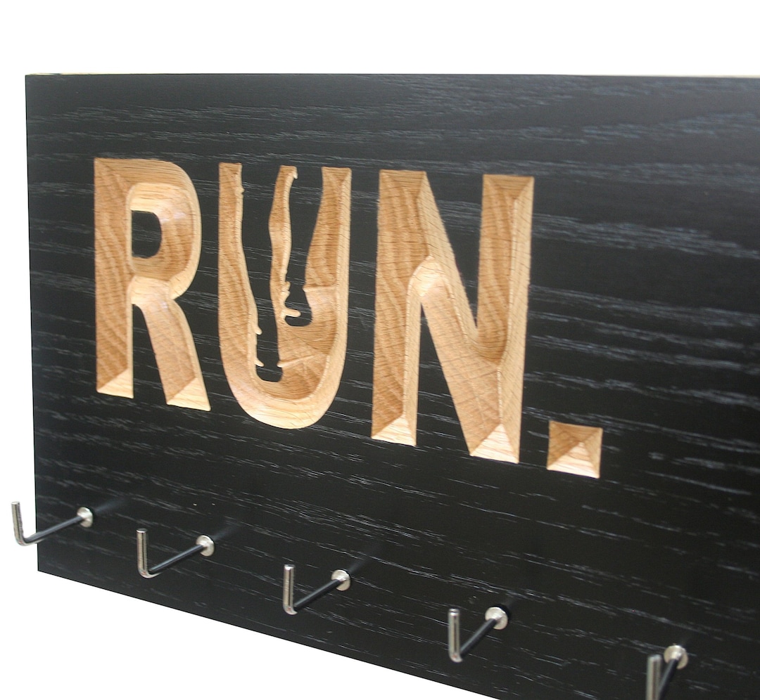 Running Bib and Medal Holder, Running Medal Holder With Race Bibs, for