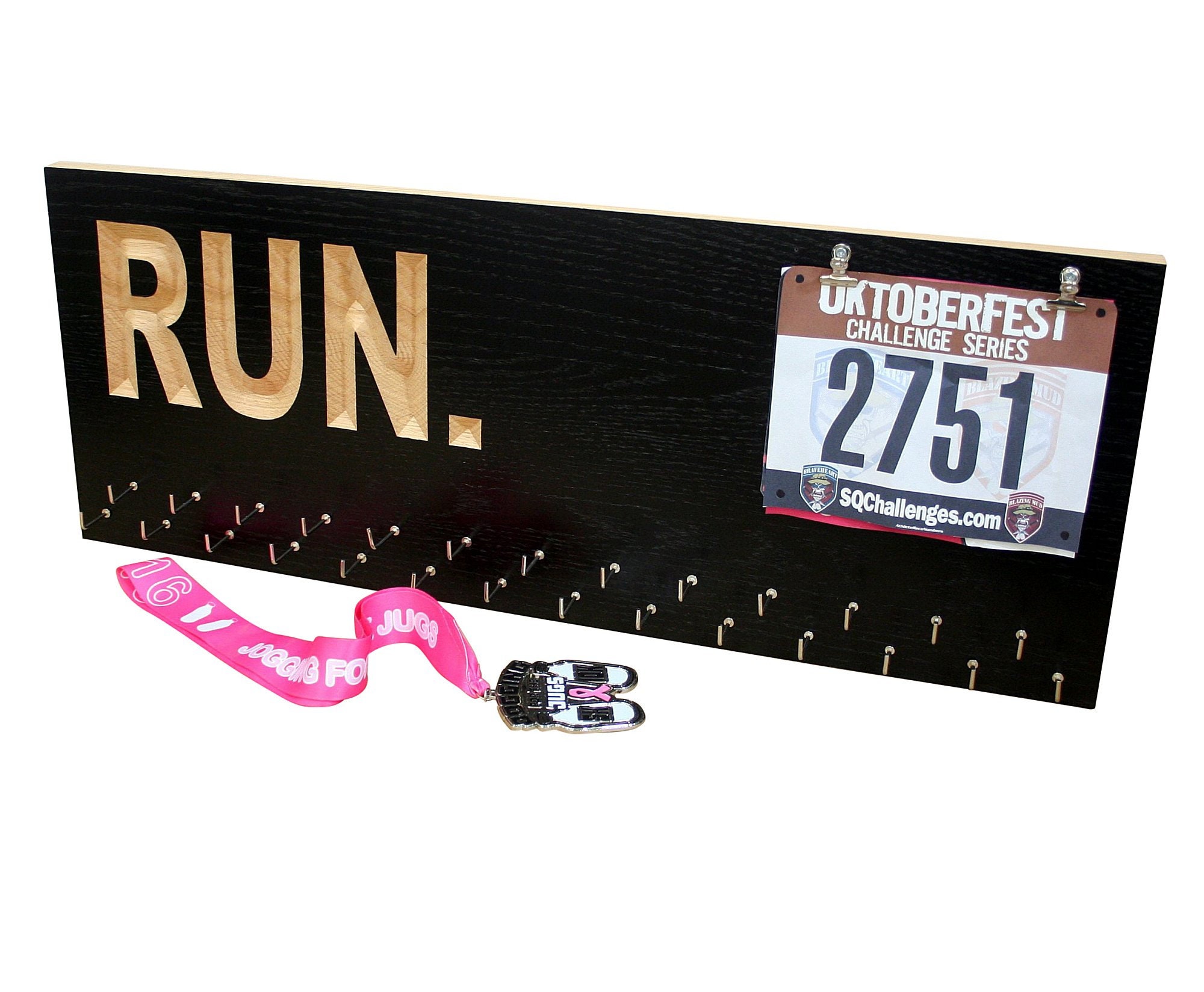Running And Race Bibs Medal Hanger, Personalized Medal Display Rack, Wrestling Medal Hanger, Running Medal Holder With optional Bibs, R20/B