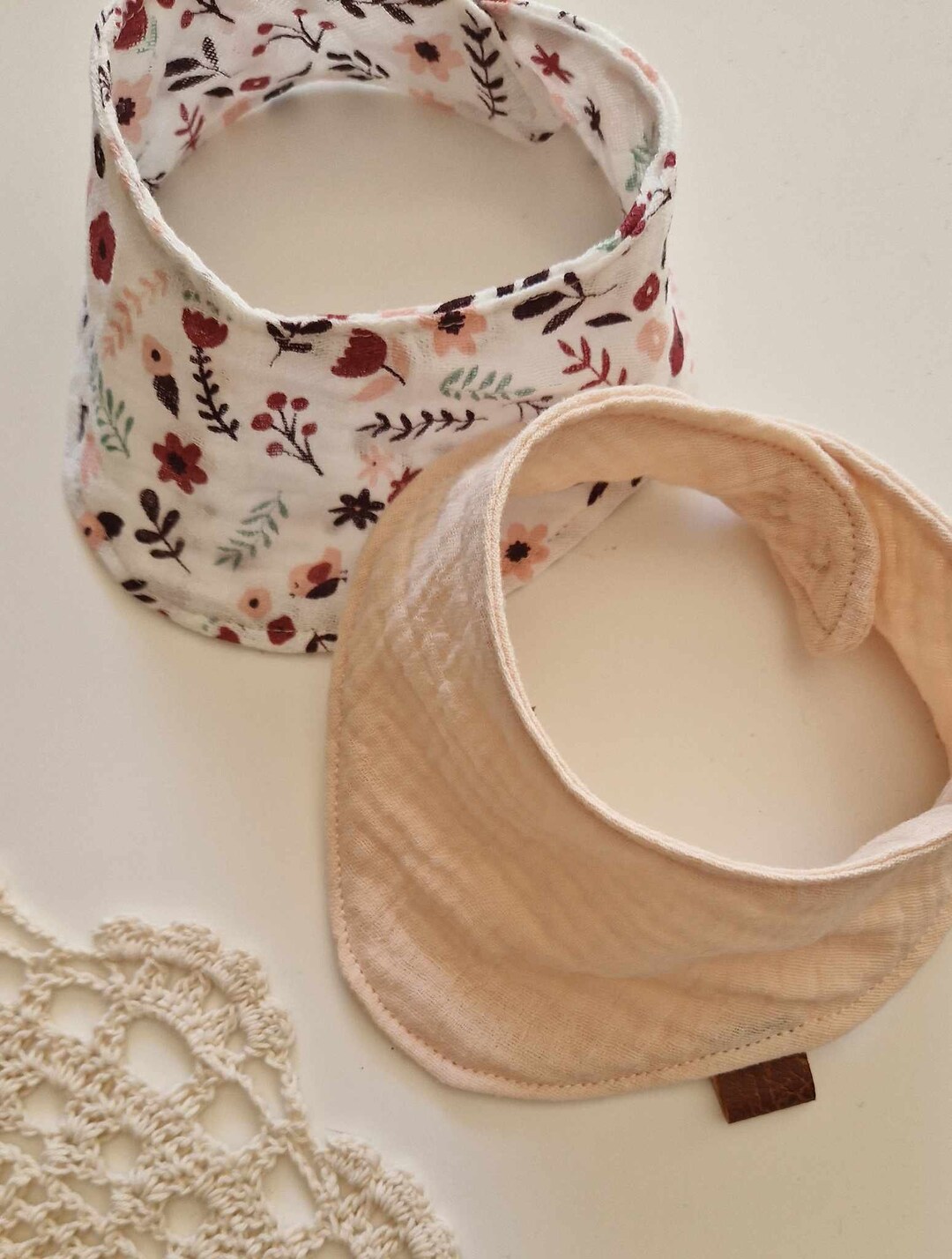 Triangular Cloth Muslin Baby Girl Etsy