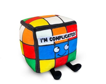 Punchkins Plush Gifts - "I'm Complicated" Funny Plush Puzzle Cube