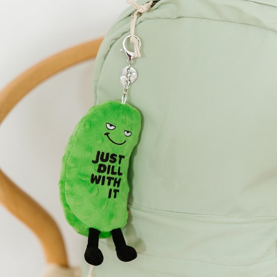 Dill Pickle Bag Charm Plush Dill Pickle Bag Charm Plush
