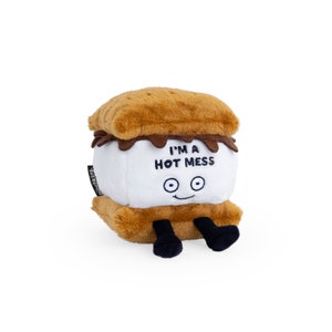 Punchkins Plush Gifts - &quot;Hot Mess&quot; Funny Novelty Plush S&#39;mores