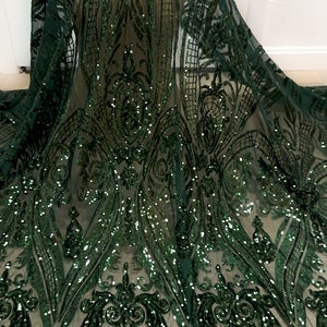 Emerald Green Lace Fabric Guipure Lace Fabric Venise Lace 