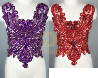 TEMI rhinestone bodice appliqué