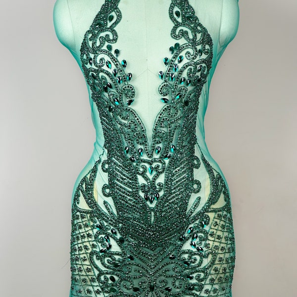 Rhinestone ladies dress