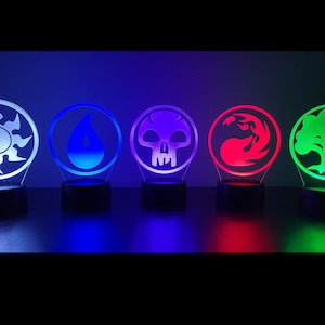 Magic: The Gathering Simbolo Mana LED Luce
