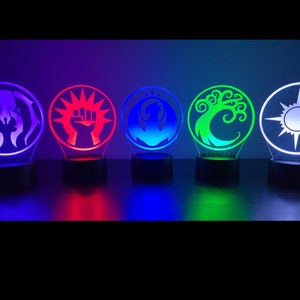 Magic: The Gathering Guild Logos LED Light