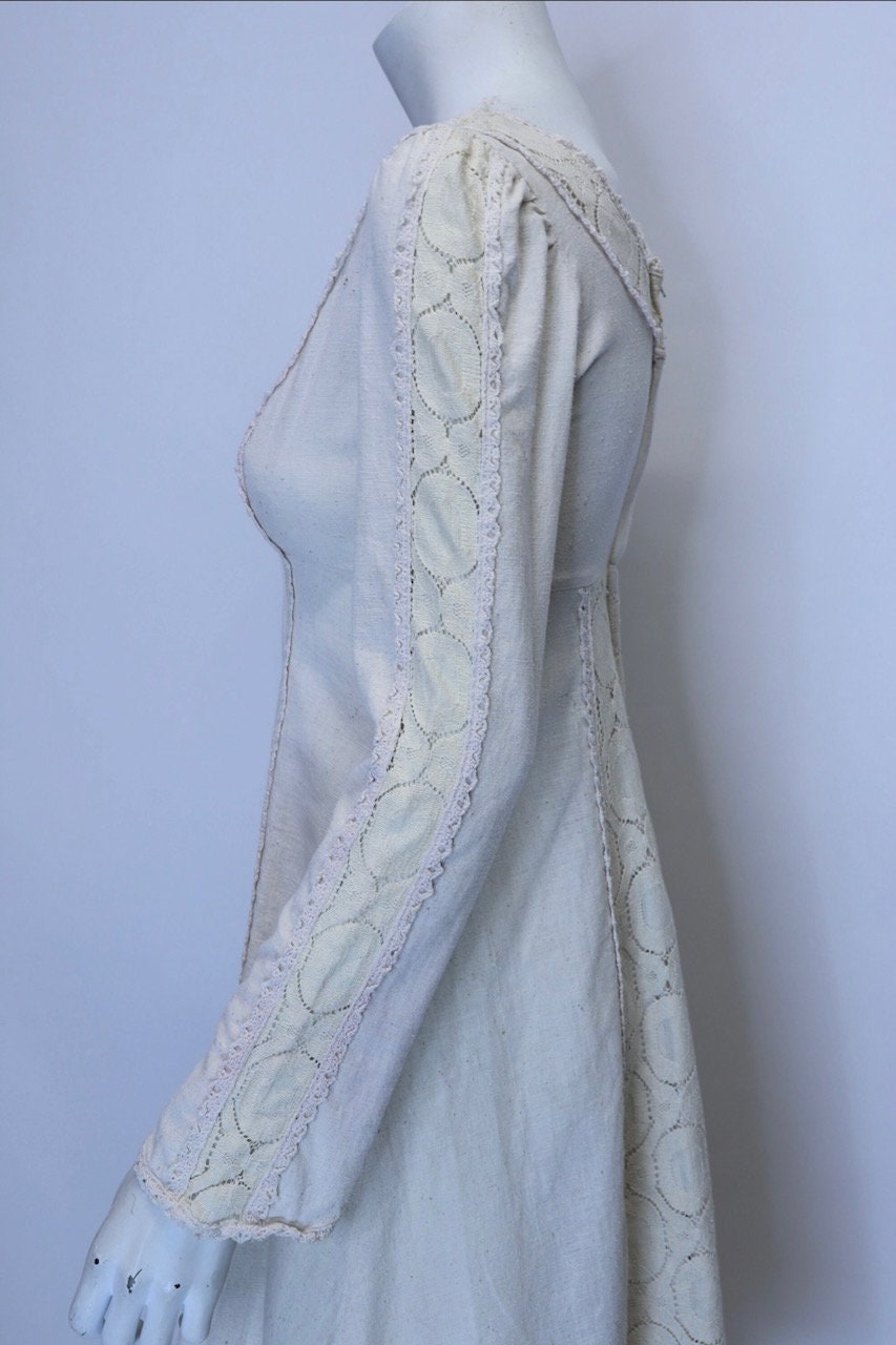 Vintage 1960s Gunne Sax Black Label Romantic Prairie Dress San ...