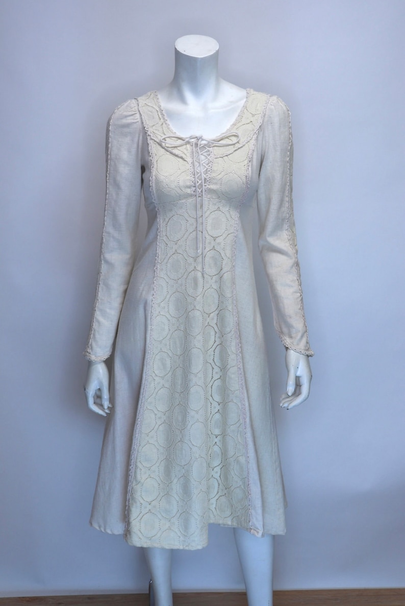 Vintage 1960s Gunne Sax Black Label Romantic Prairie Dress San ...