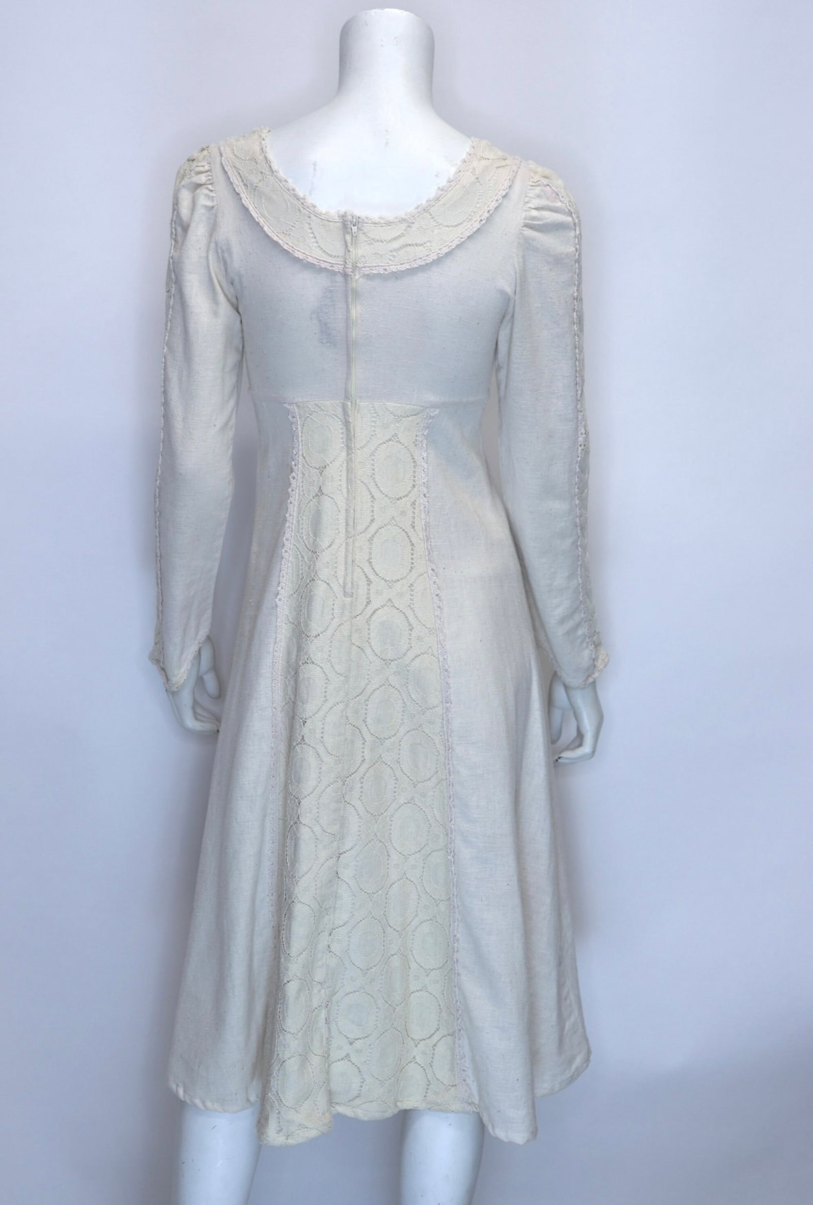 Vintage 1960s Gunne Sax Black Label Romantic Prairie Dress San ...