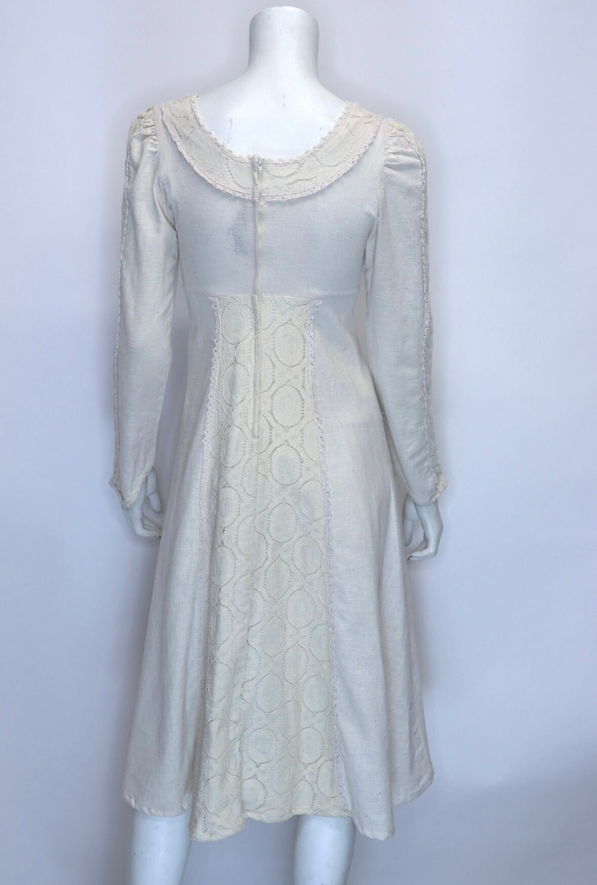 Vintage 1960s Gunne Sax Black Label Romantic Prairie Dress San ...