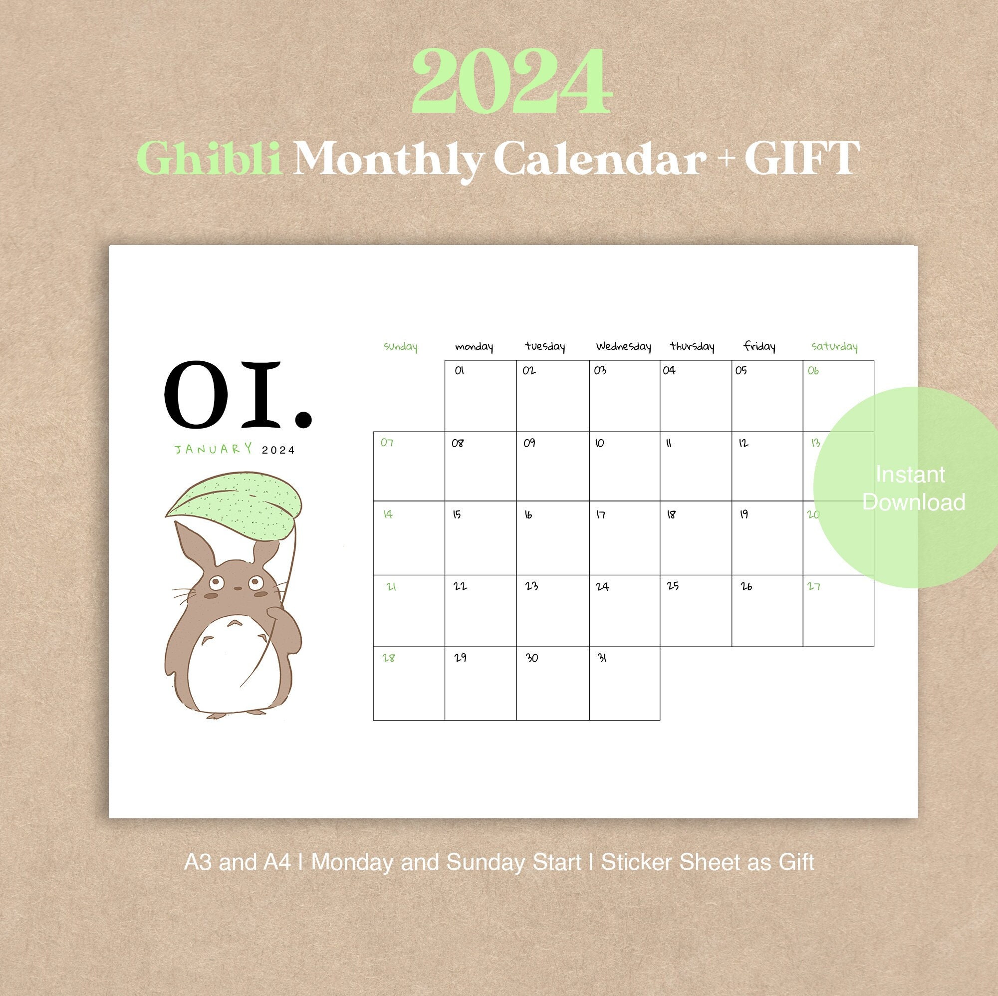 2022 anime calendar  Calender design, Planner doodles, Cute calendar