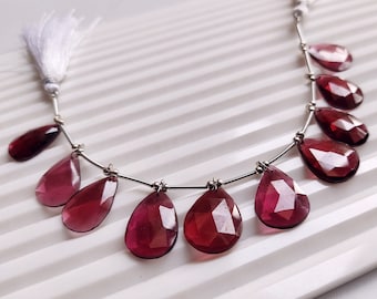 Rhodolite Garnet Gemstone: Mix Fancy Rose Cut Cabochons
