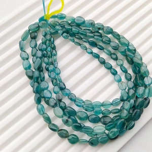 Grandidierite Gemstone 16 Inch Smooth Oval Shape Beads 4×6-6X8mm Size Grandidierite Smooth Oval Tumble Beads Standard For Jewelry Making.