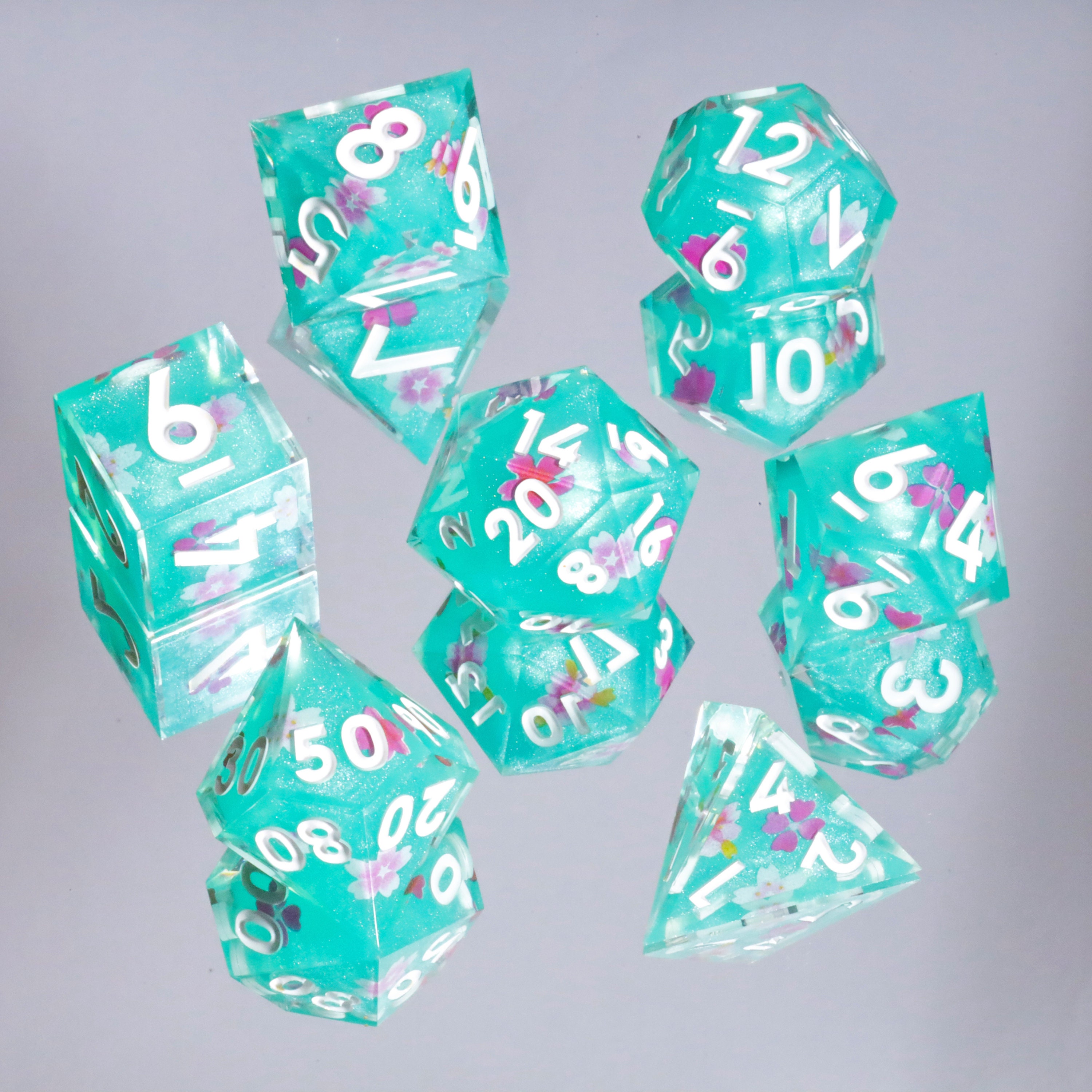 Layered Dice Sticker Theme DND Dice Polyhedral Dice Sharp Dice Etsy