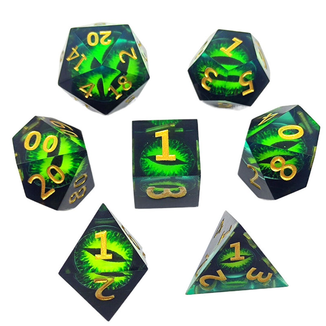 Dnd Dice Beholder's Eye Dice Role Playing Dice Set for Etsy