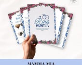 Mamma Mia Hen Party Games Bundle | 50 Editable Bachelorette Games (Download)