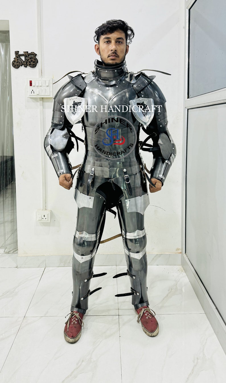 その他 R Suit Of Armor Medeval Combat Full Body Armor Sut Gothc Armor