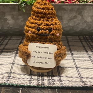 Positive Poo Crochet Hand Made