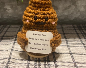 Positive Poo Crochet Hand Made