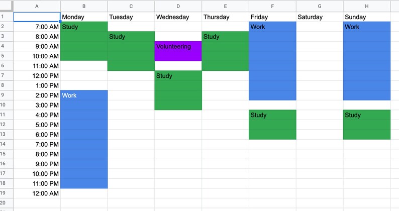 Personalized MCAT Study Schedule - Etsy