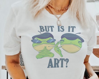Artistic Frogs T-Shirt: Funny Goblincore Frog Gift