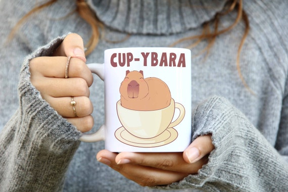 Funny Capybara Mug, Capybaras Gifts, Capybara Meme, Fun Word Pun, Animal Puns, Cute Animal Joke