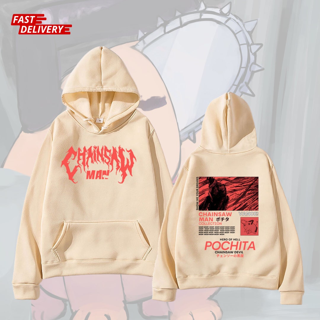 Chainsaw Man Hoodie UNISEX Pochita Hoodie Denji Hoodie Etsy