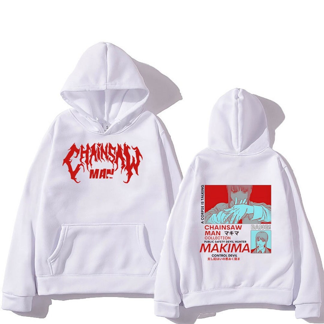 Makima Hoodie Chainsaw Man UNISEX Chainsaw Man Hoodie Denji - Etsy