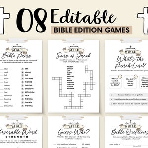 Bible Games Bundle Bible Games Printable Bible Study Games - Etsy