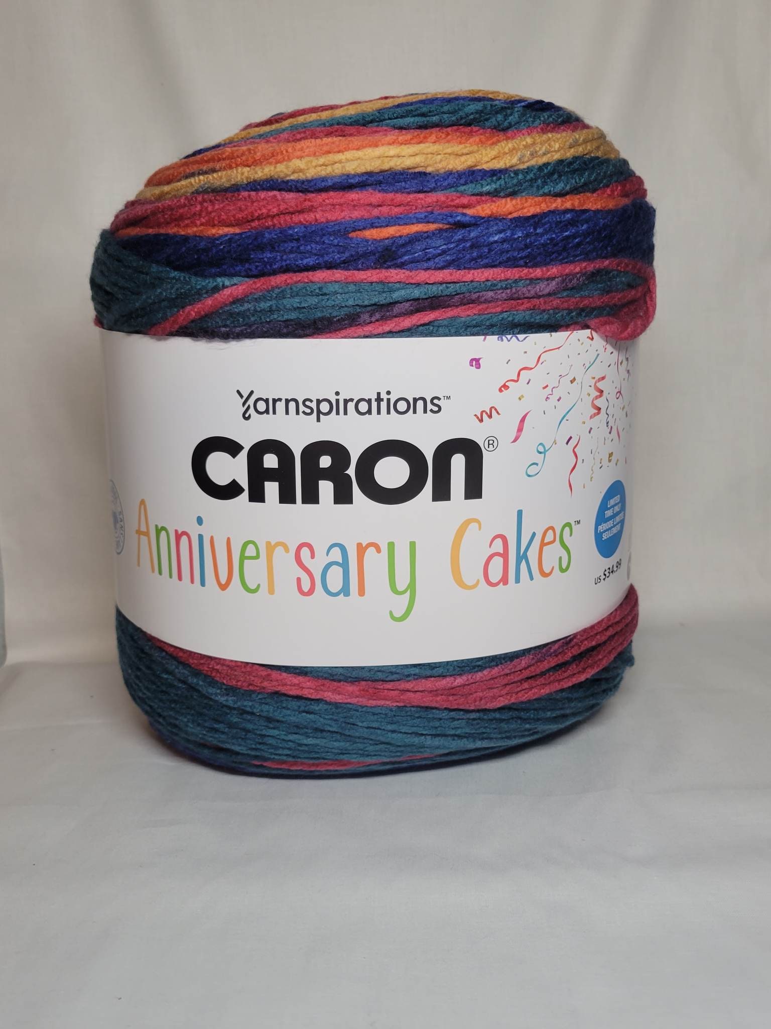CARON Anniversary Cakes, Super Bulky 6 Weight GRAPE, Cake Yarn, Amigurumi,  Crochet, Knitting, Wall Decor, Colors Project, Chunky Yarn 
