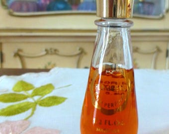 Vintage 1950s Faberge FLAMBEAU Bath Perfume Oil 0.50 Oz Splash