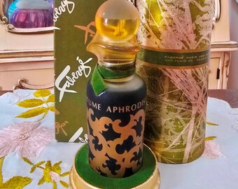 Vintage Faberge Aphrodisia Cologne 2 Oz / Ounce 80% Full Bottle