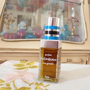 Vintage 1970s Original Formula YSL RIVE GAUCHE Real Parfum Perfume 0.90 Oz (Nearly 1 Oz) 27ml Splash