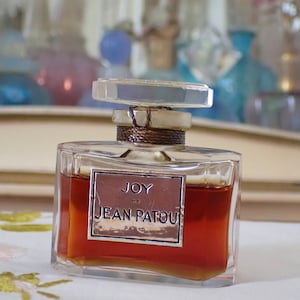 Vintage 1950s (1951 Confirmed) Sealed Jean Patou JOY Parfum Perfume 1 Oz 30ml Splash Reference Number #460