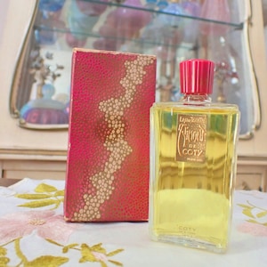 Vintage 1950s Coty L’Aimant EDT Eau de Toilette 1.18 Oz Splash New in Box with Internal Plug Intact