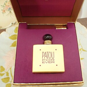 Vintage 1990s 1998 Confirmed Corded Jean Patou FOR EVER Real Parfum Perfume 1 Oz Splash Limited Edition New in Box w Spray Attachment
