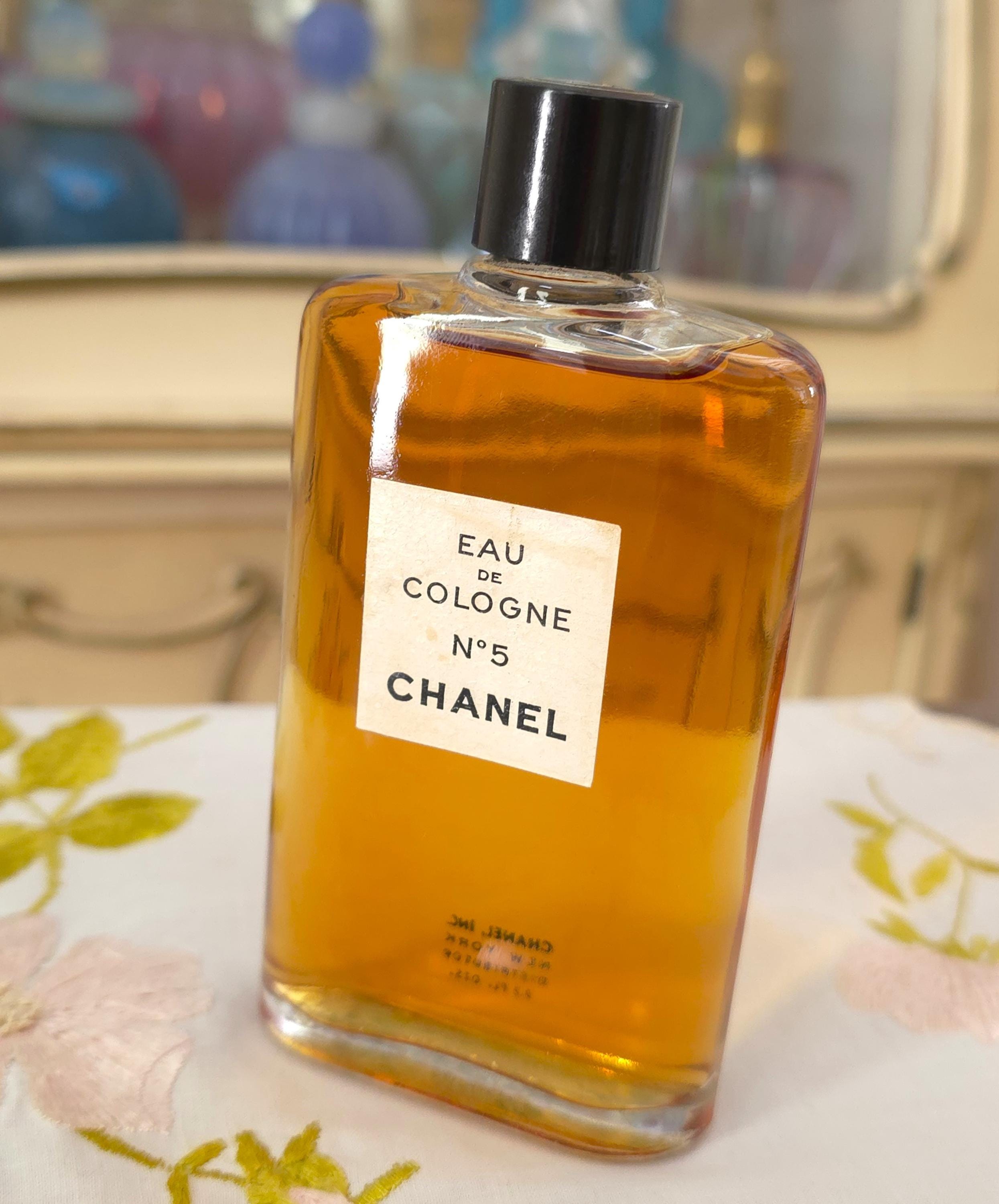 Vintage 1950s 1957 Chanel No. 5 Eau De Cologne EDC 3.2 Oz 95ml
