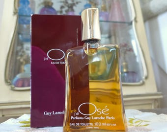 Vintage 1980s Guy Laroche J’AI OSE Eau de Toilette EDT 3.3 Oz (100ml) Splash