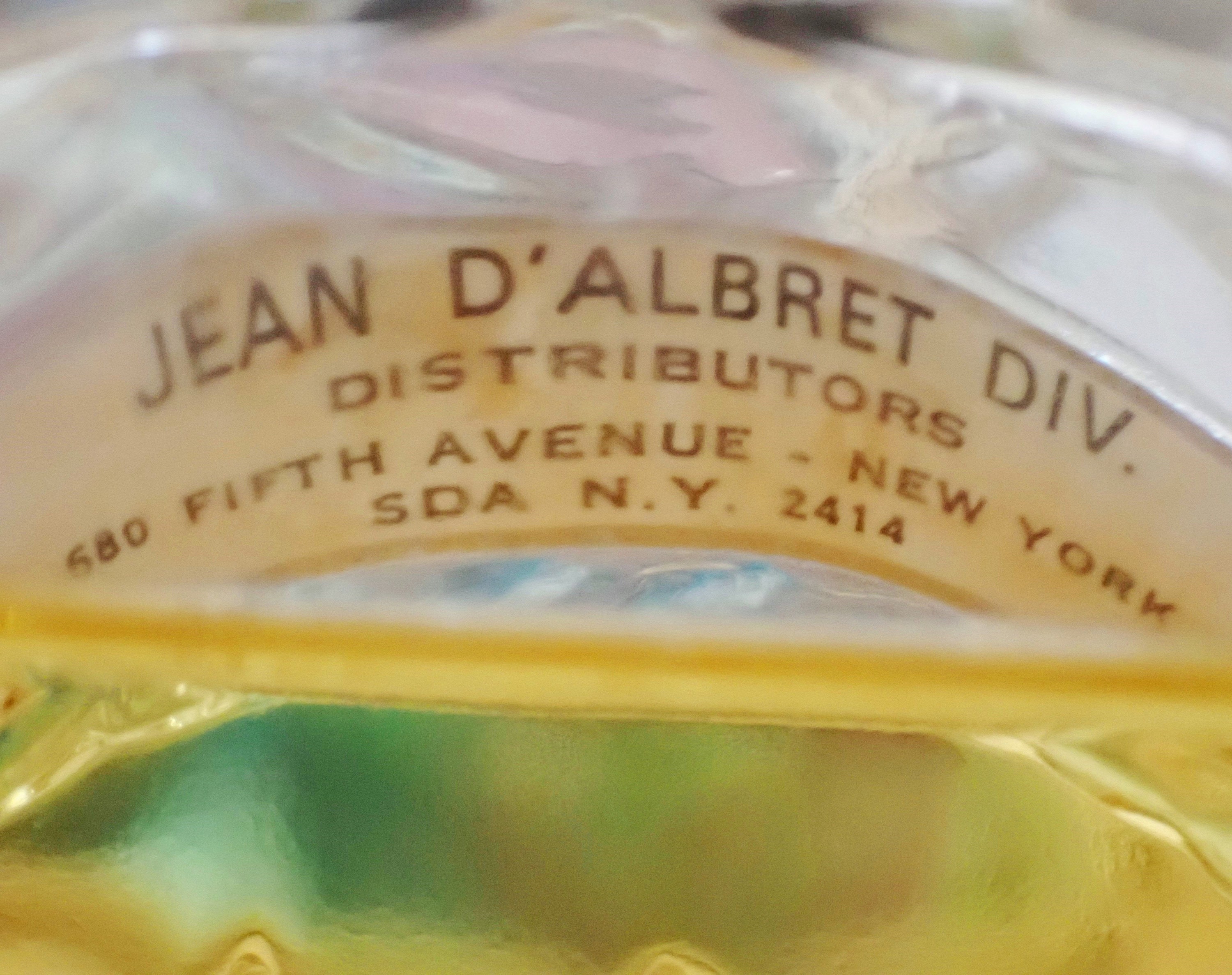 ボディソープ Jean D'Albret Casaque Eaude Cologne3.7oz Vintage 1960s Jean D'albret CASAQUE Eau De Cologne EDC