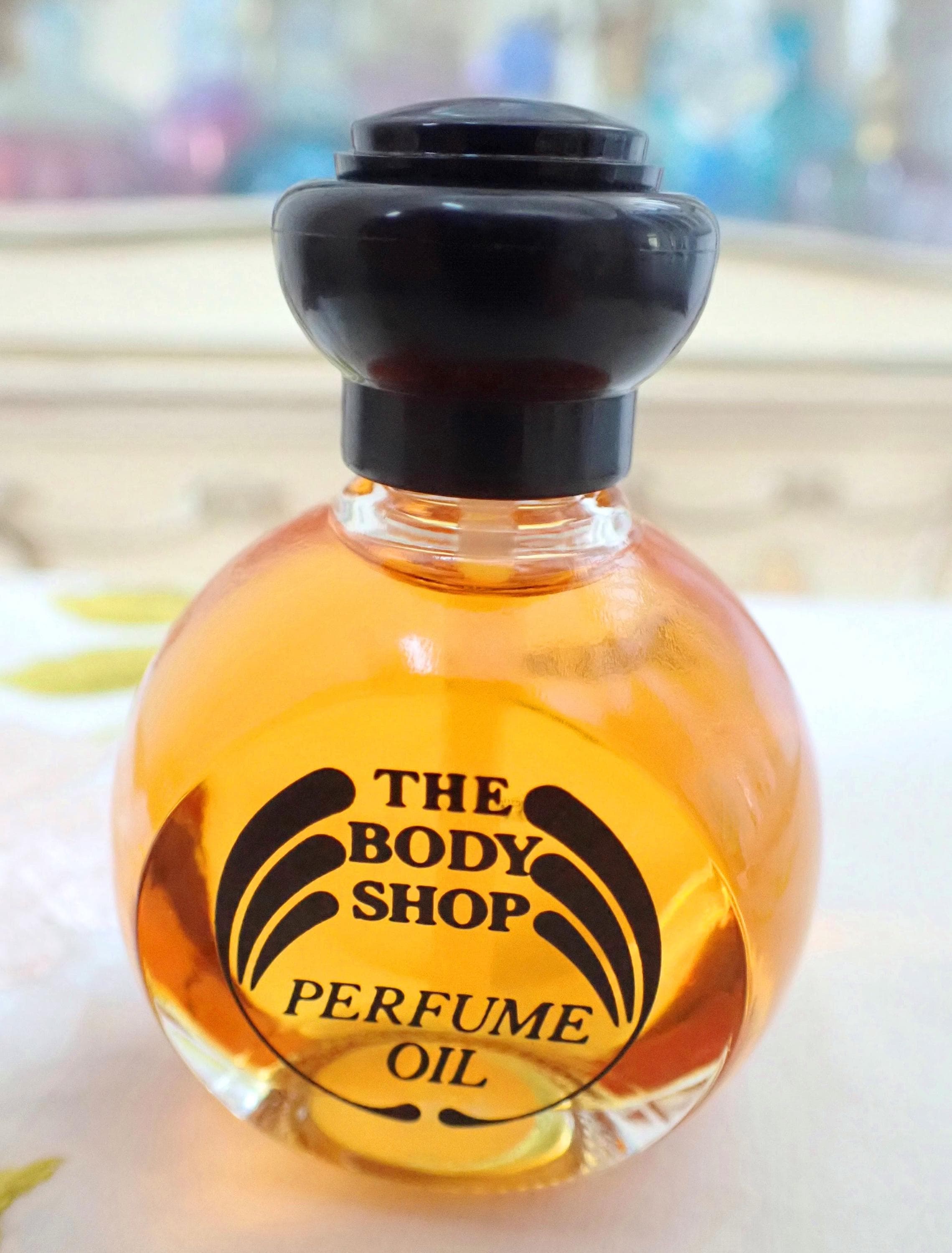 VTG 1990s the Body Shop JASMIN Perfume Oil 1 Oz 30ml Splash With