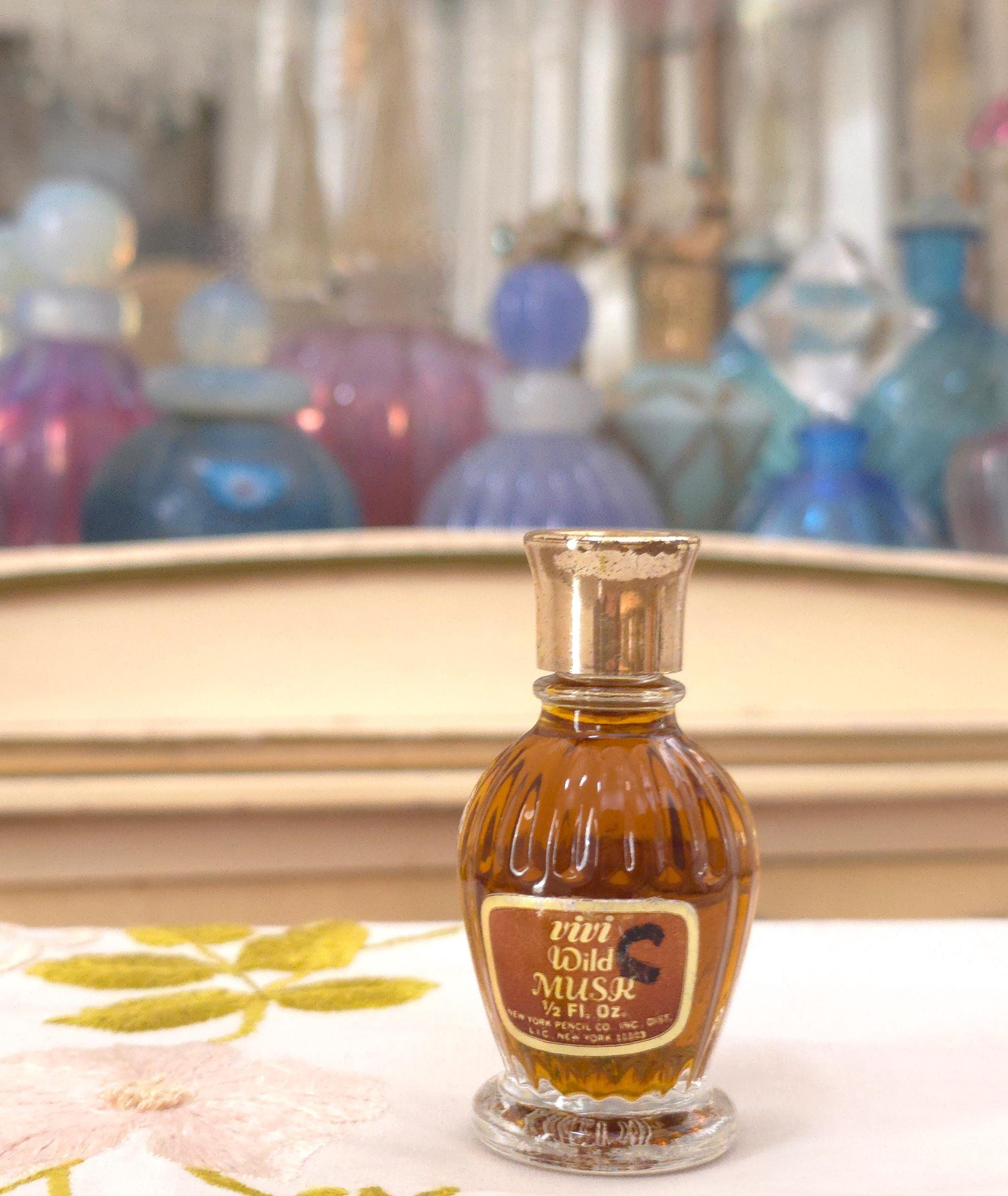 Vintage 1960s New York NY Pencil Co. VIVI WILD Musk Perfume Oil