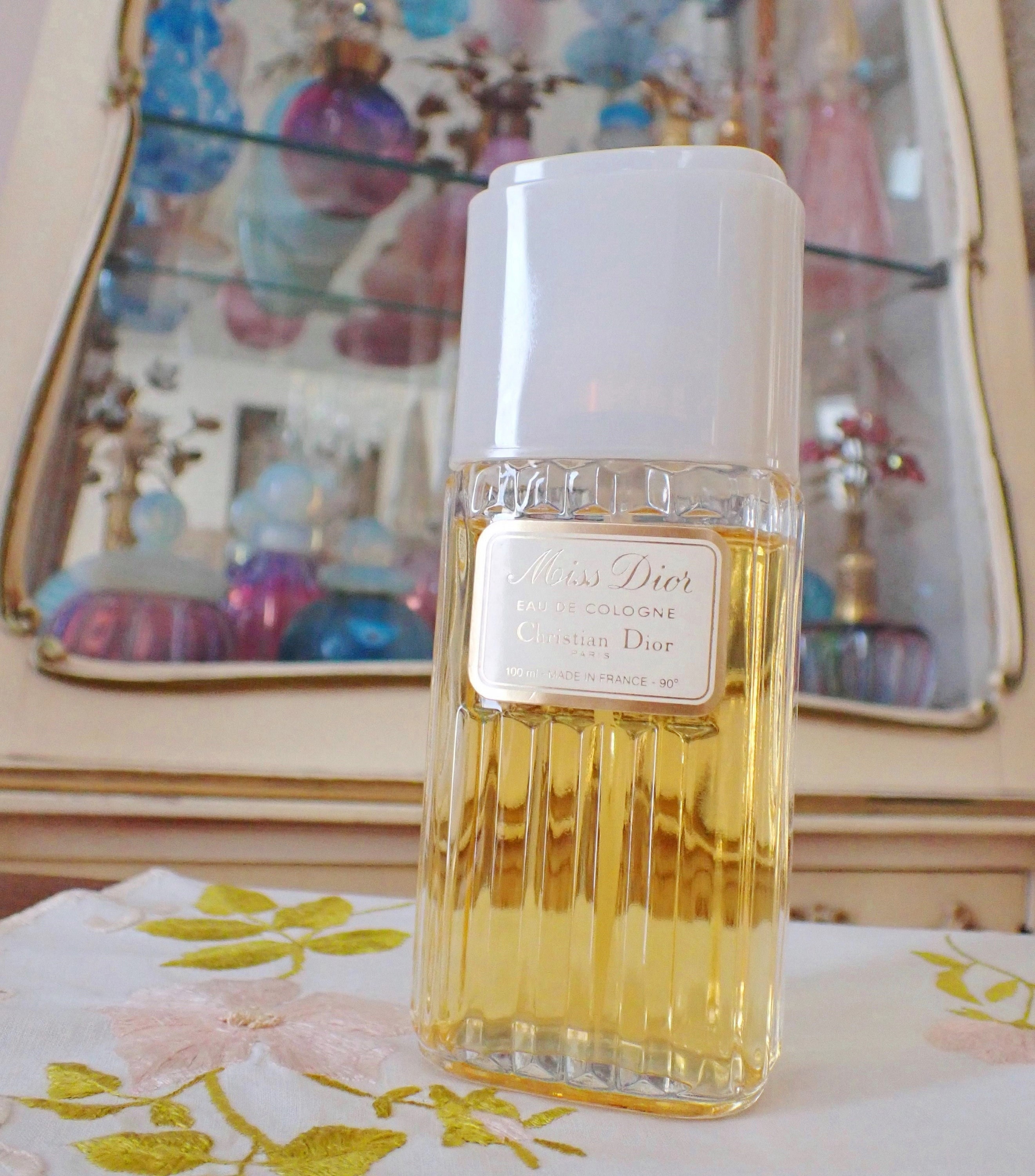 Vintage 1970s Christian Dior MISS DIOR Eau De Cologne EDC 3.4
