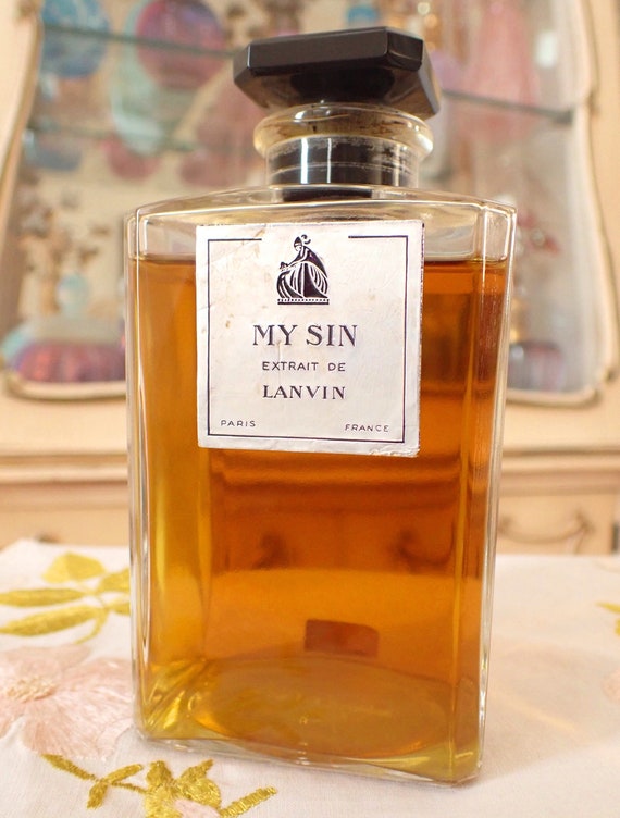 Vintage 1930s Original Formula Jeanne Lanvin MY SIN Extrait Parfum