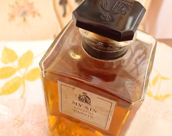 Vintage 1930s Lanvin MY SIN Extrait Parfum HUGE 8 Oz 225g Splash