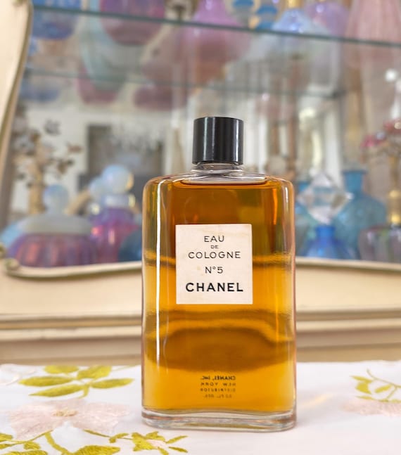 Vintage 1950s 1957 Chanel No. 5 Eau De Cologne EDC 3.2 Oz 95ml